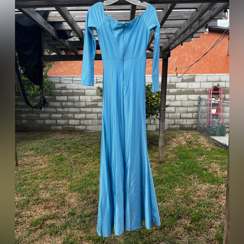 Maternity dress Vibrant Blue Long Sleeve Dress, Fashion Nova, medium